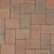 Antique Cobble i pattern Cream Terracotta Brown color