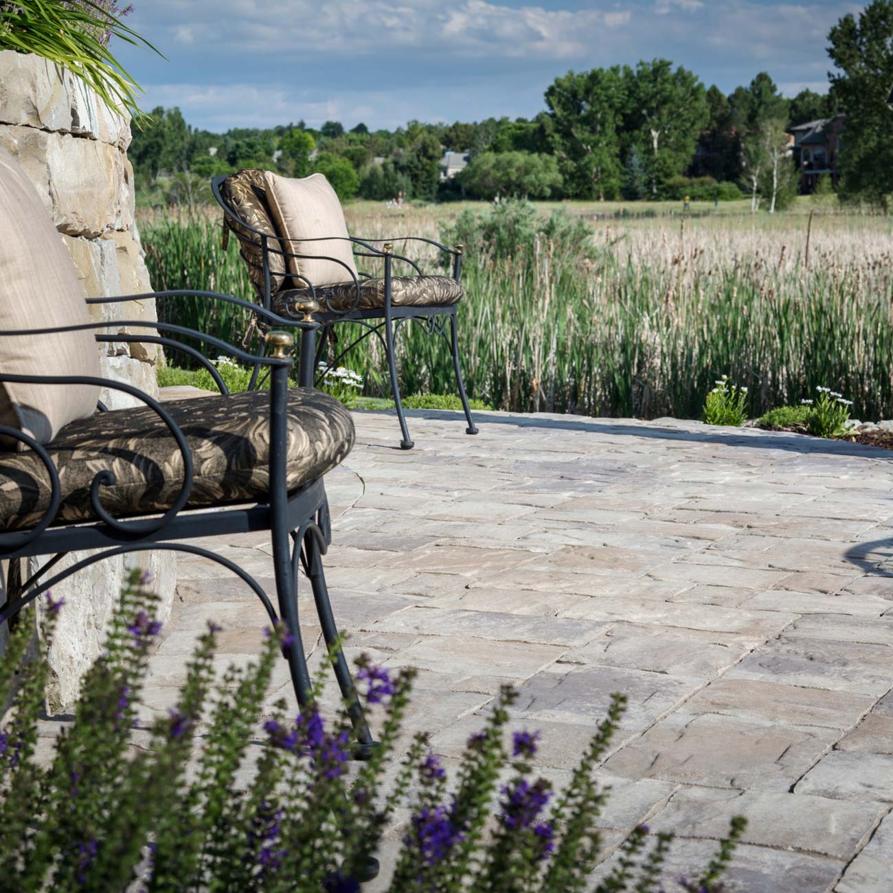 Belgard Mega Lafitt Paver Backyard