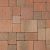 Distressed Slate Stone Cream Terracotta Brown color