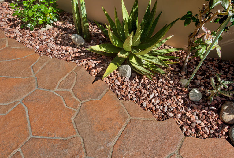 Angelus Slaton paver in Ashlar pattern
